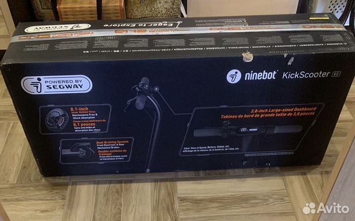 Электросамокат ninebot es2 новый