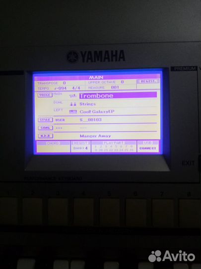 Синтезатор yamaha PSR S500