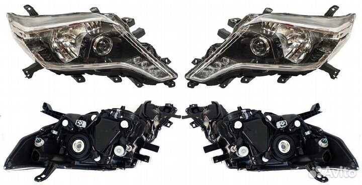 Фара Toyota Land Cruiser Prado 150 13- с диодами