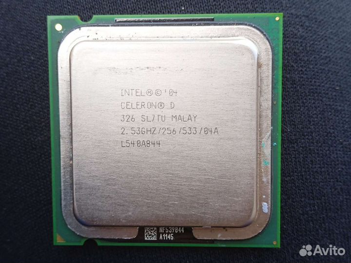 Процессор Intel celeron d 256 533