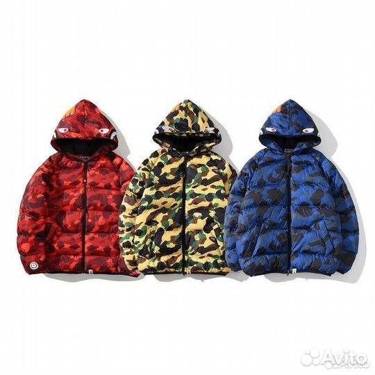 Куртка зимняя Bape камуфляж