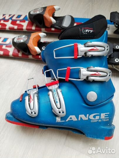 Горные лыжи детские 100 и 110 комплект