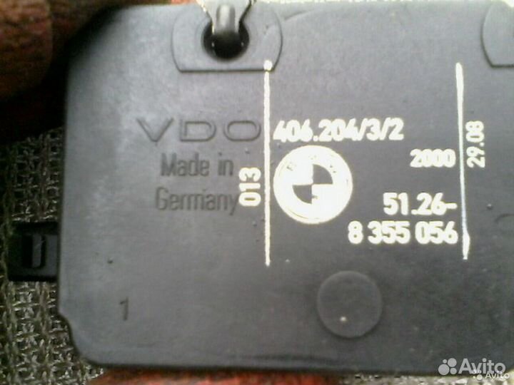 Электропривод замка лючка бензобака BMW X5 e53