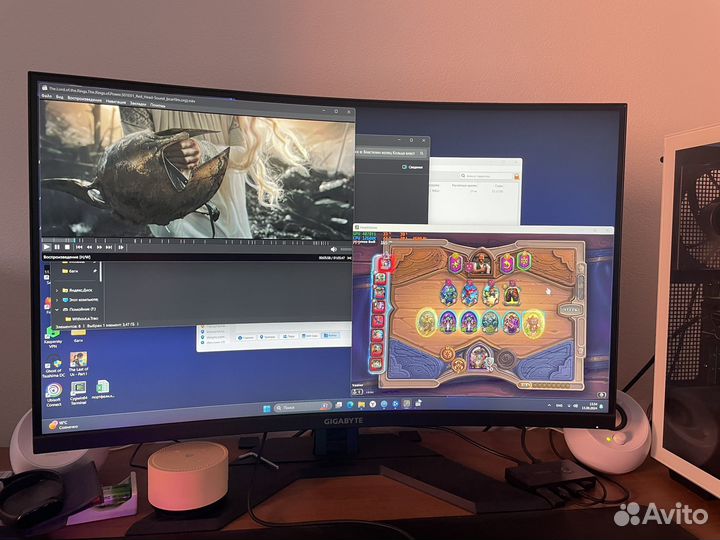 Монитор gigabyte G32QC A Black 165Hz 2560x1440 VA