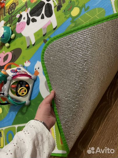 Детский коврик для ползания складной