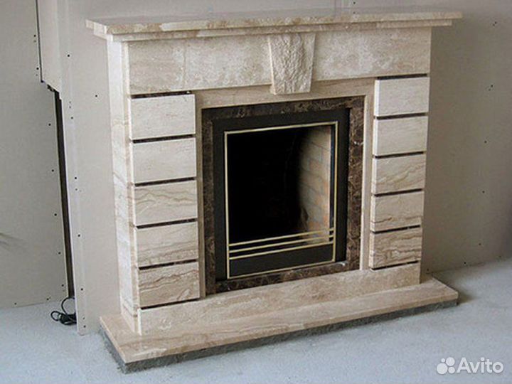 Камины из мрамора