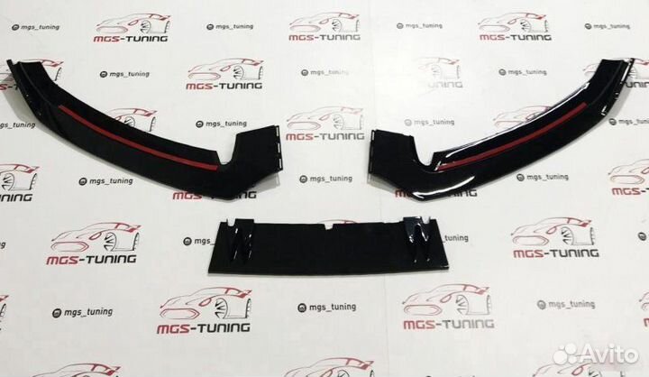 Губа бампера на Audi A5 в стиле RS5 11-16 гг
