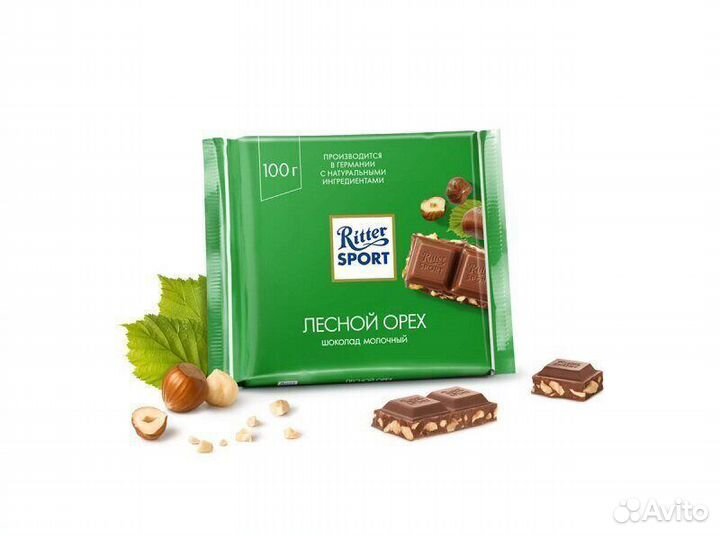 Ritter Sport Дроблённый Лесной Орех 100 г
