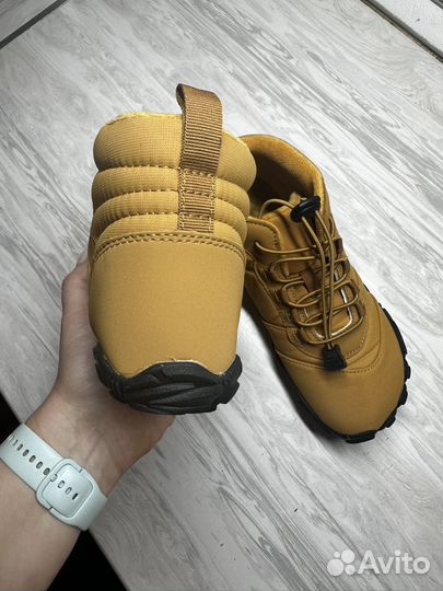 Утепленные ботинки barefoot на стопу 22,5 см