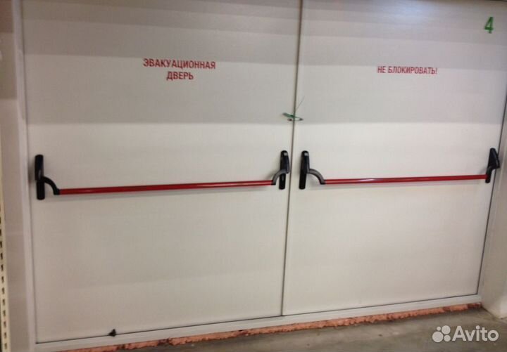 Ворота распашные противопожарные гаражные