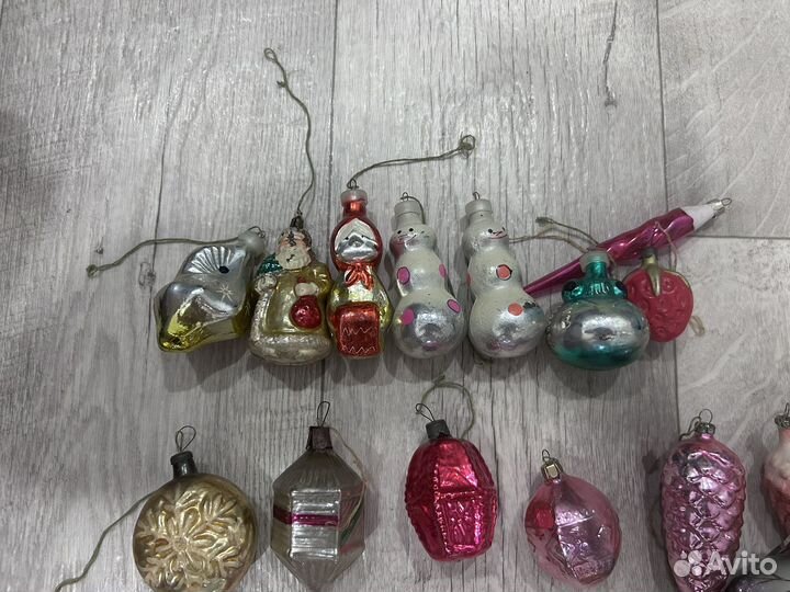 Елочные игрушки СССР