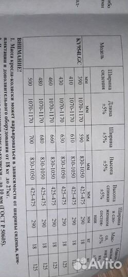Инвалидная коляска модель KY954LGC