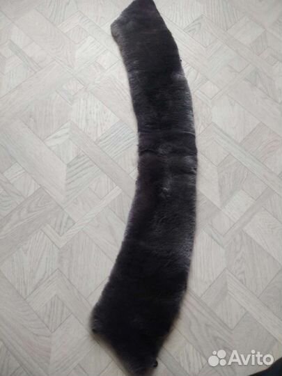 Воротник из натурального меха кролика