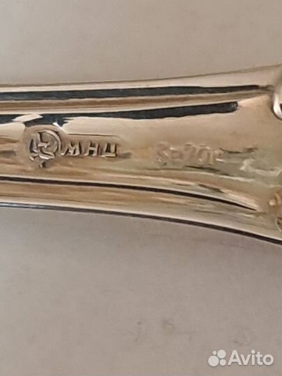 Набор столовых приборов мельхиор СССР