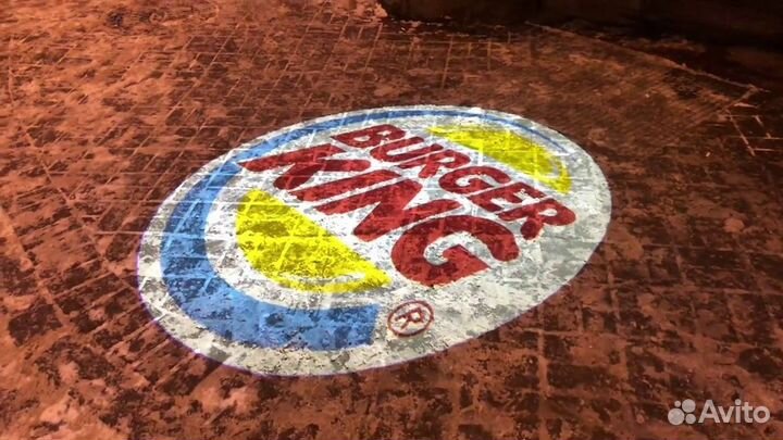 Гобо проектор - реклама без согласования с админис