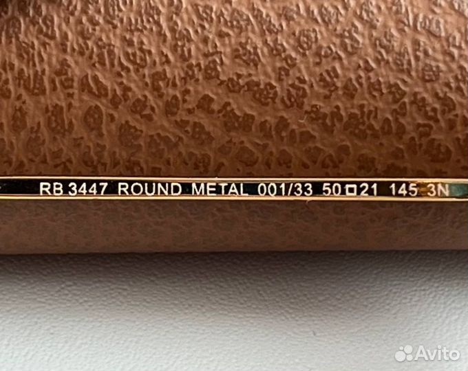 Солнцезащитные очки ray ban round metal