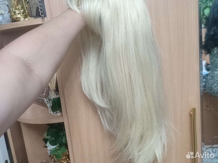 Парик блонд имитация натуральных волос