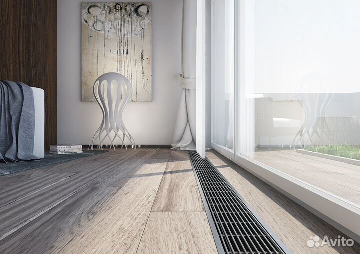 Конвектор в пол KWH 300-65-3400 мощность 1847 Вт