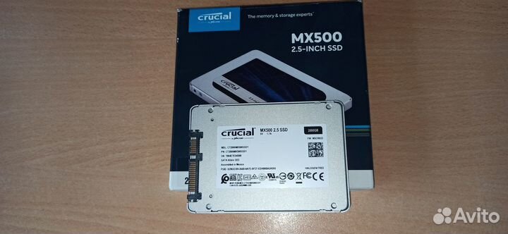 Ssd Crucial mx500 2Tb