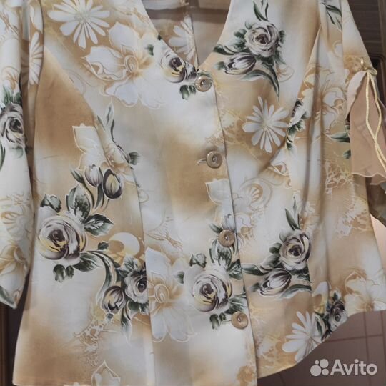 Летний женский костюм 58 размера