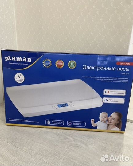Детские электронные весы Maman