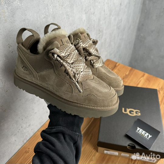 Кроссовки с мехом Ugg Lowmel Sneaker Hickory