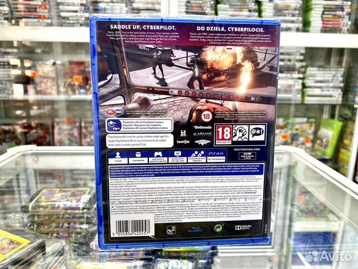 Новый Wolfenstein Cyberpilot VR игра для Ps 4