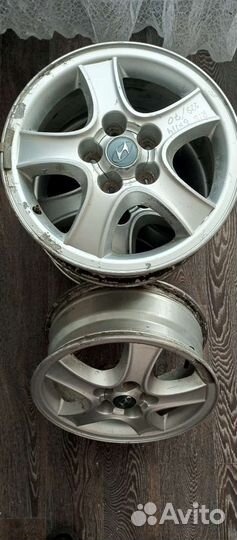 Литые диски r16 на hyundai, 4шт