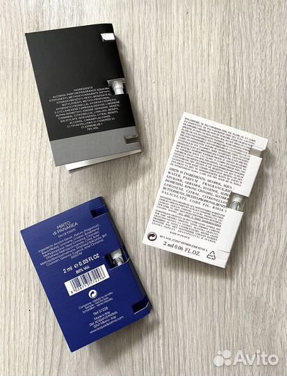 Пробники парфюм bvlgari, armani, acqua di parma