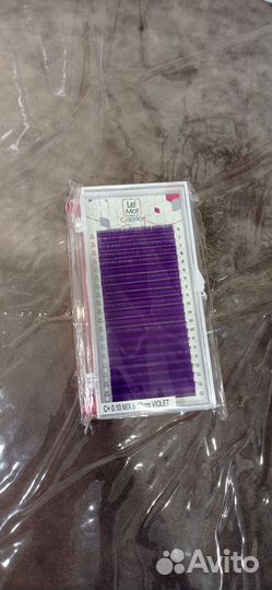 Цветные ресницы для наращивания микс Лемат