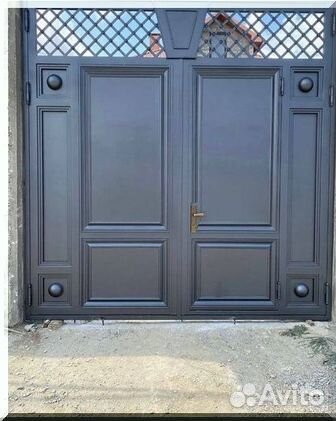 Кованые ворота и калитка