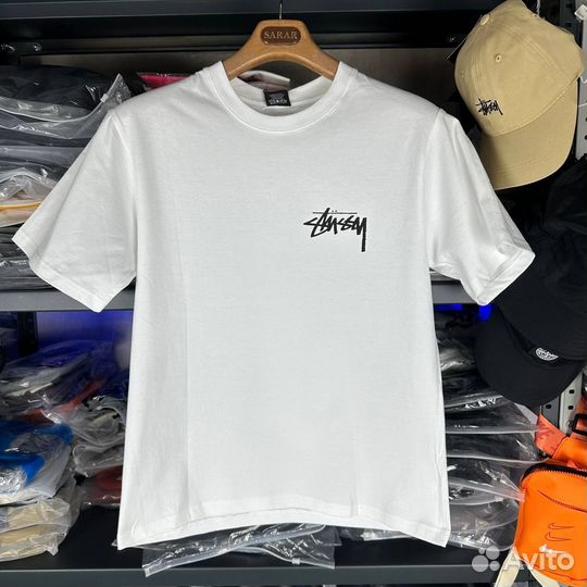 Stussy кубики футболка