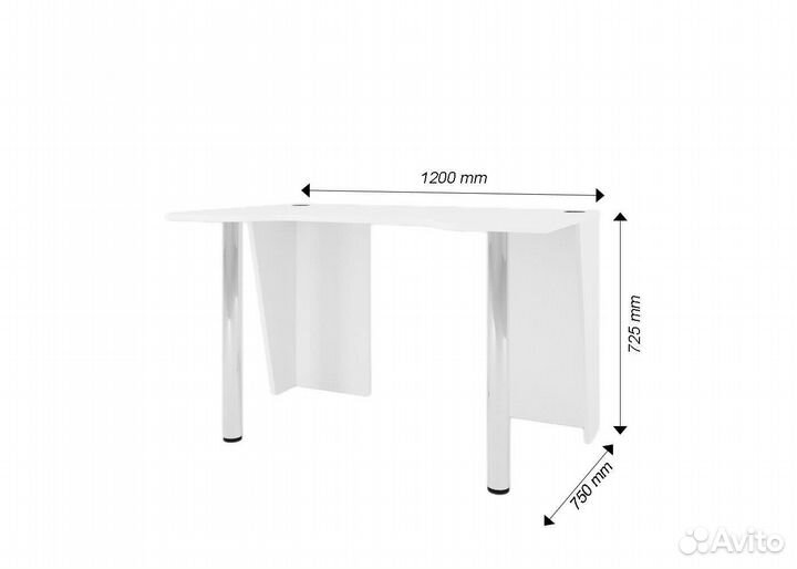 Компьютерный стол Игровой-802ee игровой классическ