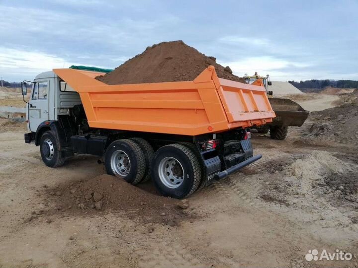 Доставка пгс, глины,песка,чернозема,перегноя,бут