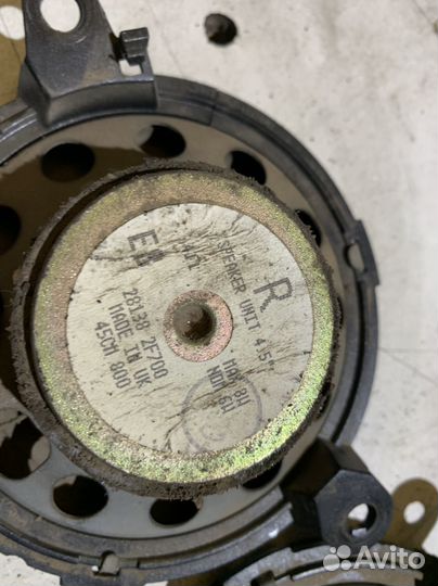 Штатные автомобильные динамики Nissan Pulsar N15