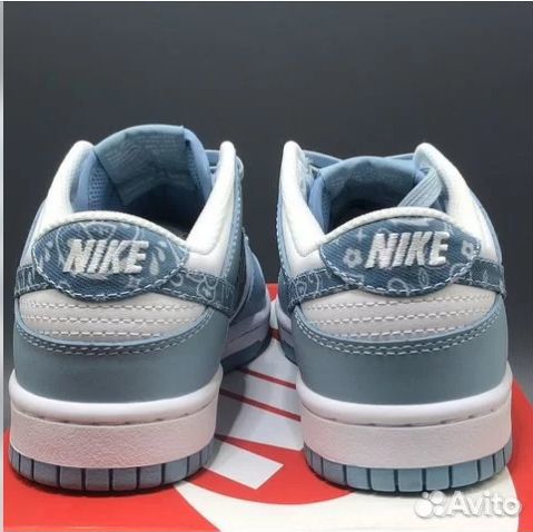 Кроссовки Nike Dunk Low Blue Paisley