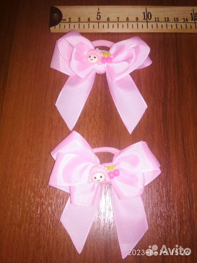 Бантики для волос ручной работы