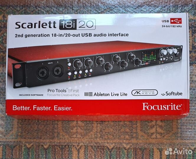 Focusrite scarlett 18i20 2nd generation 18-in/20
