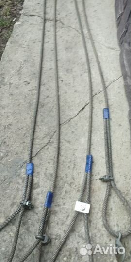 Трос стальной 16 мм.4м. Буксировочный