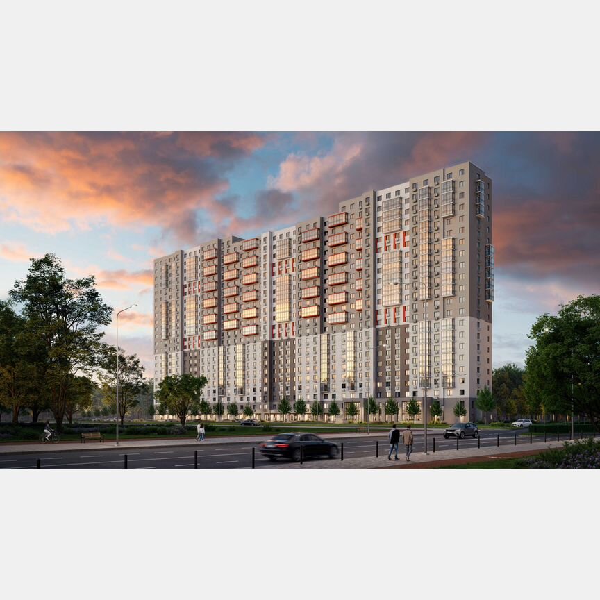 1-к. квартира, 32 м², 3/21 эт.