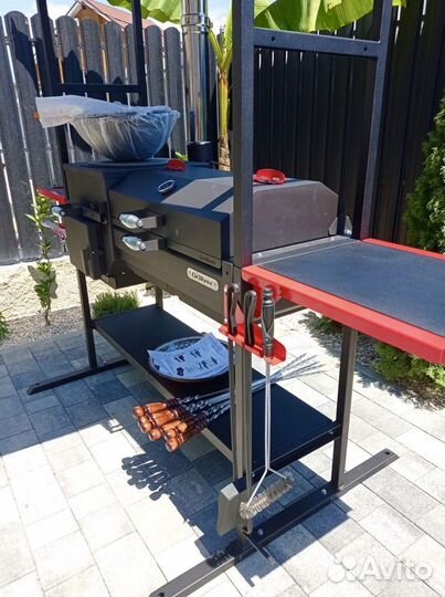 Печь-мангал гриль Искандер-400 «Инклайн Эйр» Сочи