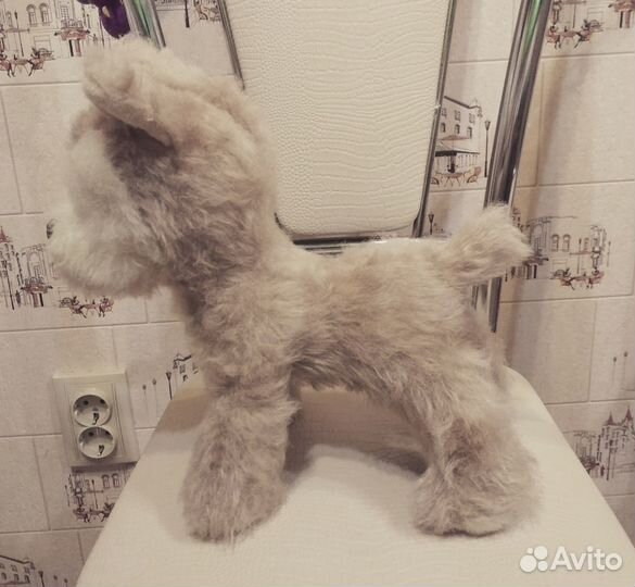 Мягкая плюшевая игрушка Собака, редкая СССР, 1970