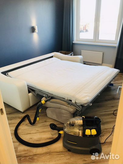 Химчистка мягкой мебели диванов на дому гарантия