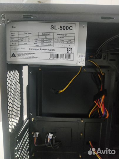 Корпус с блоком питания