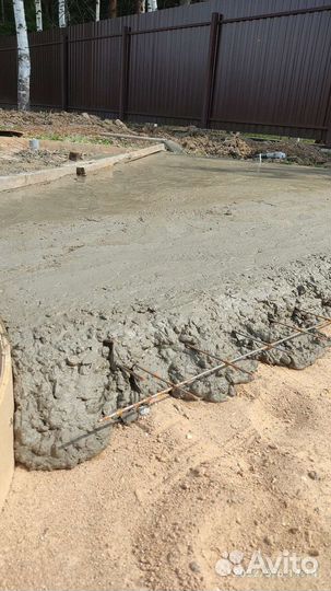 Бетонные работы укладка брусчатки