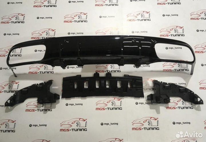 Диффузор Mercedes C-Coupe c205 C63 AMG стиль 2019+