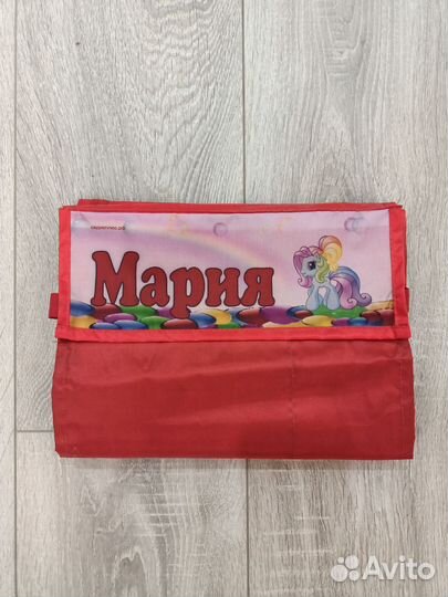 Именной карман на шкаф для сада