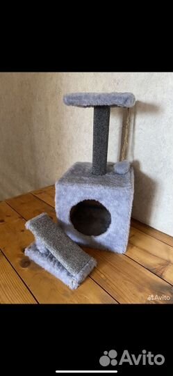 Домик для кошки с когтеточкой