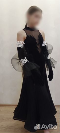 Платье для бальных танцев стандарт ю1