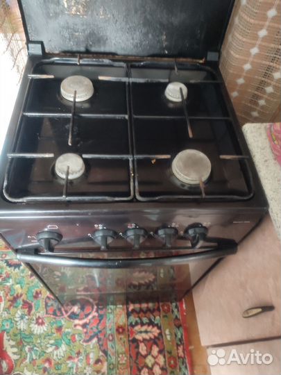 Газовая плита бу 4х комфорки
